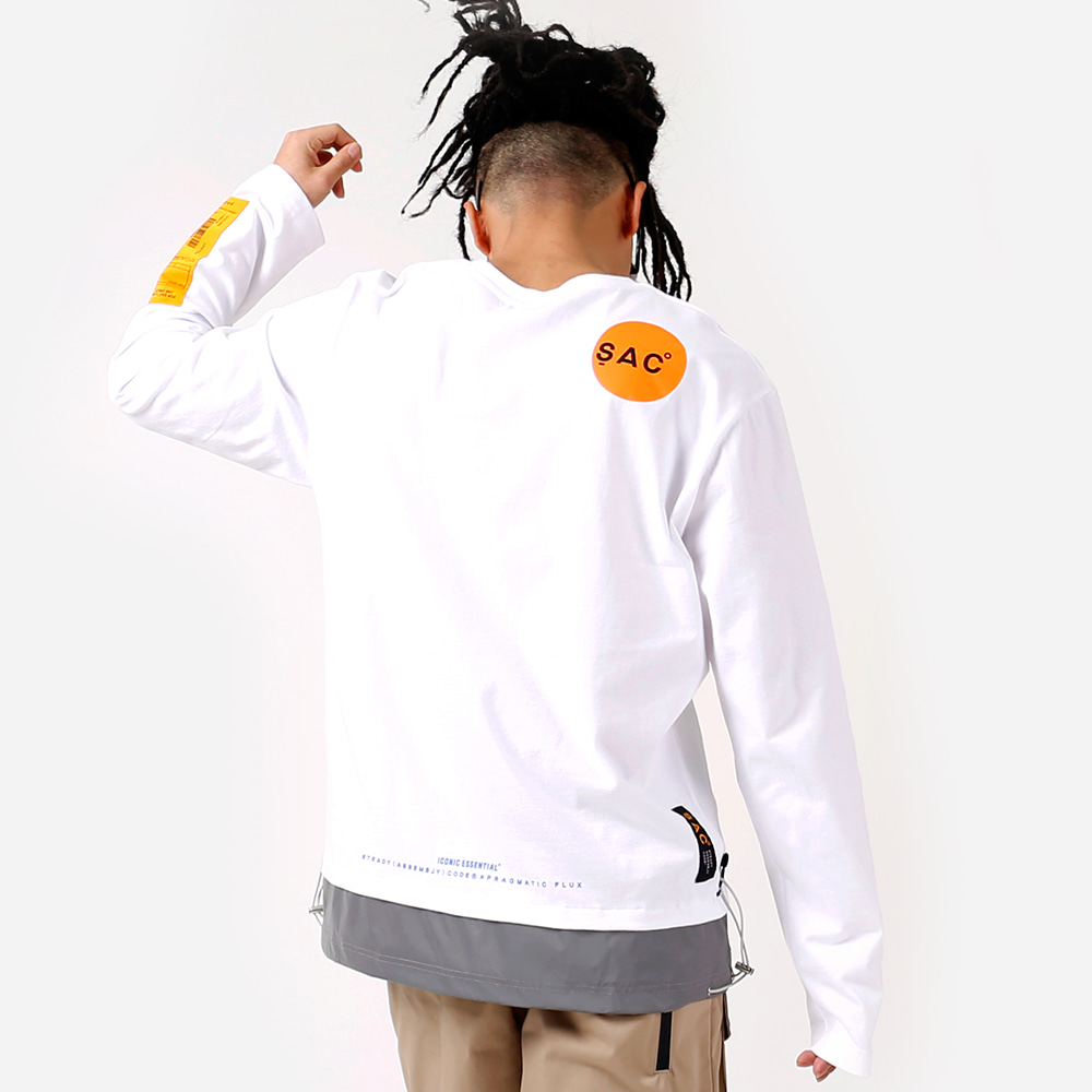 REFLECTIVE LAYER LONG SLEEVE WHITE